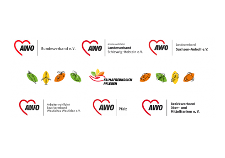AWO-Logos der projektdurchführenden Verbände
