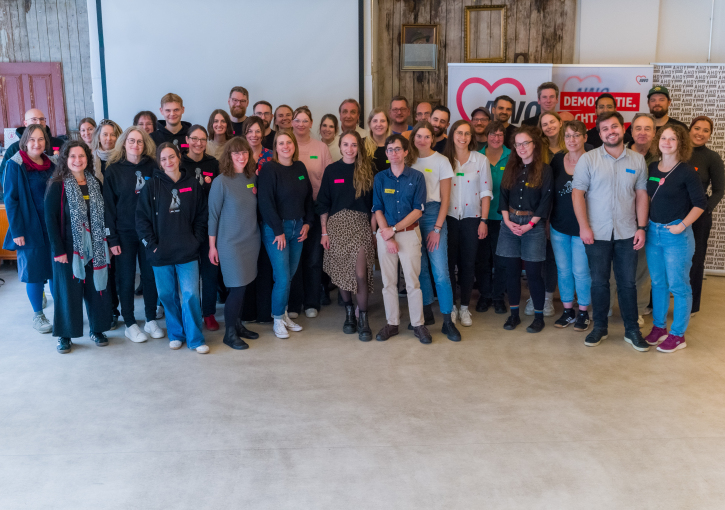 Gruppenfoto der Barcamp Teilnehmenden 2024
