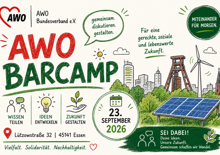 Solar, Windrad, grüne Bäume, Sonne-Wolken-Himmel + Veranatsltungsinformationen
