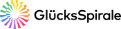 Logo: Bunter Kreis mit Text "Glücksspirale"